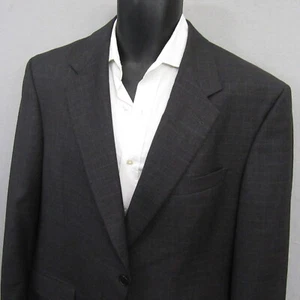 Daniel Cremieux Mens 2 Piece Suit 42R 34Wx28L Gray Ing Loro Piana - Picture 1 of 20