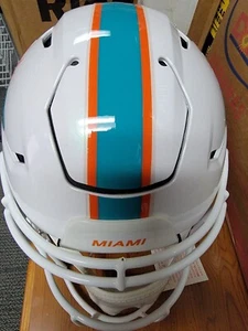 Miami Dolphins Full Size Authentic Riddell Speed Flex Helmet New Not Modified - Picture 1 of 5