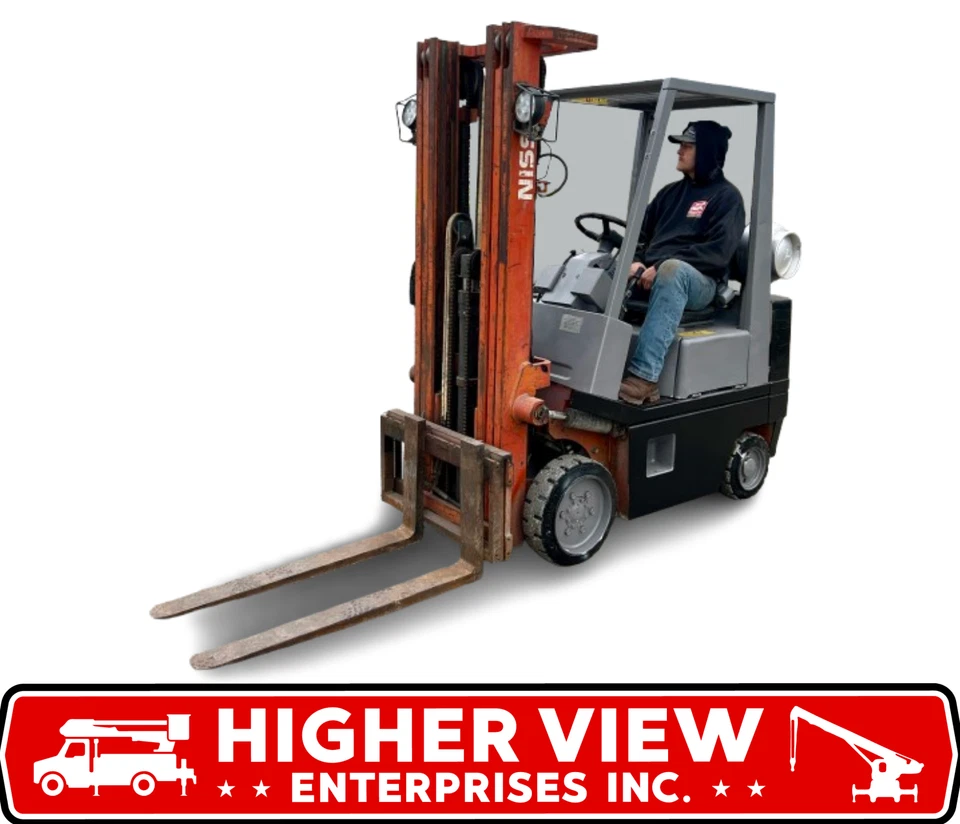 Nissan 15PV Forklift LPG Powershift 3,000lb Capacity 188" Mast 3 Stage Tilt - Image 1 of 4