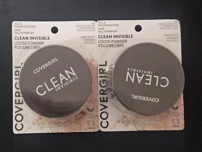 (2) Covergirl Clean Invisible Loose Powder Sealed 105 - Translucent Fair - Image 1 of 2