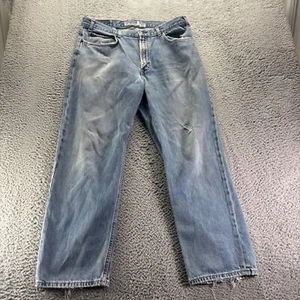 Vintage Old Navy Jeans Mens 38x30 Blue Light Wash Cotton Loose Baggy Regular - Picture 1 of 9