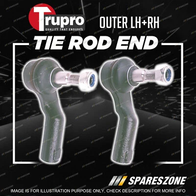 2 Pcs Trupro Outer Tie Rod Ends for Ford Focus LS LT Lv Sedan Hatch 2005-2011 - image 1 of 2