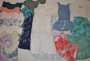 16 PC Lot Girls JUSTICE CAT & JACK GAP JESSICA SIMPSON Top Dresses Romper 10-12 - Picture 1 of 11