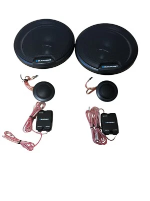 Blaupunkt BPS-E650C 6.5"Component Speakers 120W Peak Power Silk Dome Tweeter New - Image 1 of 4