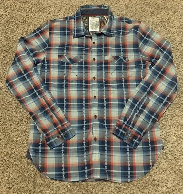 Camisa manga larga multicolor a cuadros talla L MERIDIAN LINE para hombre Foto 1 de 4