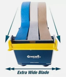 Dispensador de cinta de escritorio de acero de alta resistencia Excell (3" de ancho) base de espuma acolchada - Imagen 1 de 8