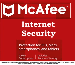 McAfee Internet Security 2023 Ten Devices 1 Year Antivirus Genuine License - Picture 1 of 1