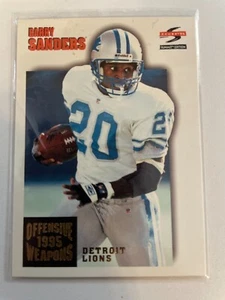 1995 Summit Barry Sanders #180 Detroit Lions CARD - Foto 1 di 2
