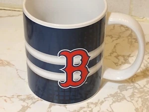 MLB BOSTON RED SOX B LOGO TAZA DE CAFÉ CERÁMICA 11 OZ azul blanco y rojo - Imagen 1 de 3