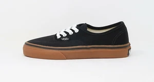 Vans Authentic Black Gum Bottom Little Kids Children Boys Girls Shoes Sneakers - Picture 1 of 6