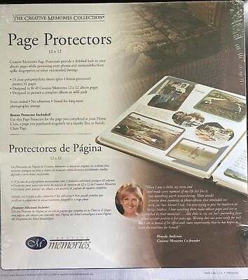 15  12x12 Page Protectors For Creative Memories Scrapbook Album Original Size • 19.14€