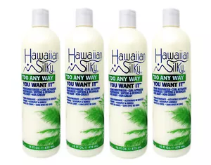 4 Pack of Hawaiian Silky Cream Moisturizer Curl Activator, 16 Ounce - Picture 1 of 2