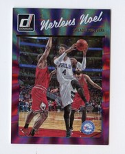 B962 NERLENS NOEL 2016-17 DONRUSS PURPLE HOLO LASER 1/15 #3 76ERS RARE SP
