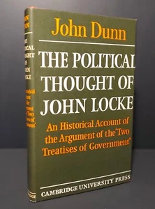 1st edition! The Political Thought of John Locke by John Dunn 1969 HC VG - Picture 1 of 12