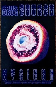 DRUG CHURCH Hygiene Limited Edition RARE Tour Poster! Prude Post Hardcore Punk - Bild 1 von 2