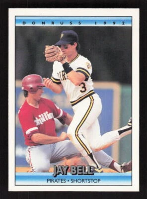 1992 Donruss #100b Jay Bell Pittsburgh Pirates - Image 1 of 2
