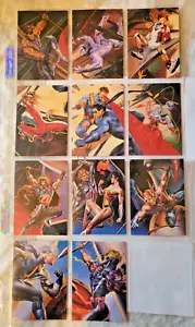 Lotto 11 carte inserto Skybox DC vs Marvel IMPACT 1995 #1-5-6-7-9-10-12-13-14-15-17 - Foto 1 di 6