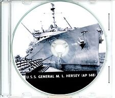 USS General M L Hersey AP 148 CRUISE BOOK War Log WWII CD Navy