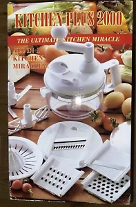 Kitchen Plus 2000: Hand Slices,Grates,Chops,Whip,Juliennes,Juices,Shredder,Mixer - Picture 1 of 12