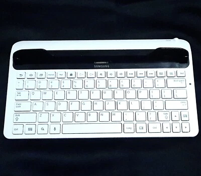 Samsung Keyboard Dock for Galaxy Tablet 10.1 - White Model ECR-K14AWE - Image 1 of 3