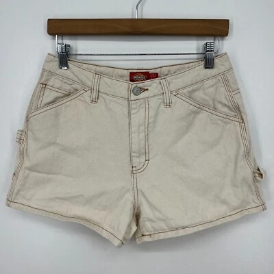Pantalones Cortos de Denim Dickies Para Mujer Junior Talla 5 Blanco Carpintero Ropa de Trabajo Algodón Foto 1 de 4