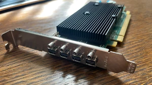 MATROX F7371-0201 M9148 4X MINI DISPLAY PORT OUTPUT 1GB GDDR2 GRAPHICS CARD - Picture 1 of 4