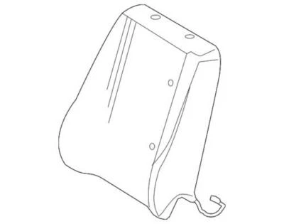 Genuine Ford Lincoln MKZ 2011-2012 Front Right Seat Back Cover BH6Z-5464416-BA - Image 1 of 2