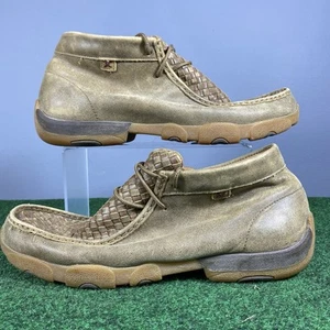 Twisted X Chukka Boots Driving Moc Bomber Weave Western MDM0033 Men’s - Sz 13 M - Picture 1 of 8