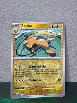 Raichu 052/162 Sv05: Temporal Forces Regular - Image 1 of 3