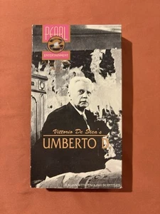 Umberto D. (VHS, 1991) Vittorio De Sica Italian Foreign Neorealist Film - Picture 1 of 4