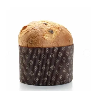 Stampo Forma Cottura Alto Panettone 1 Kg carta forno Pandoro Natale 10 pezzi - Foto 1 di 1