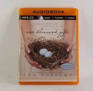 One Thousand Gifts: A Dare to Live Fully: Ann Voskamp MP3 CD Audiobook m1 4384 - Bild 1 von 4