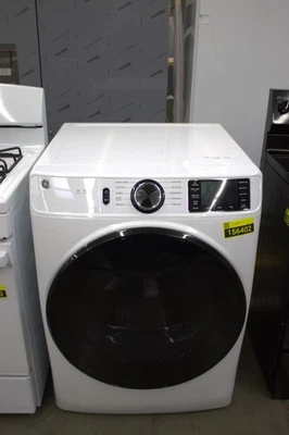 GE GFD55ESSNWW 28" White 7.8 cu. ft. Front Load Electric Dryer NOB #156402 - Image 1 of 4