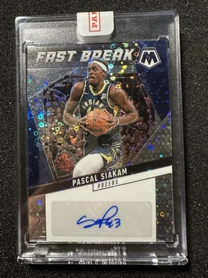 2024-25 Panini Mosaic Pascal Siakam Fast Break Disco Autograph Encased Pacers - Image 1 of 2