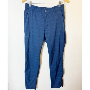 Under Armour Herren Performance Golfhose Windowpane gestreift 32x32 dunkelblau - Bild 1 von 7