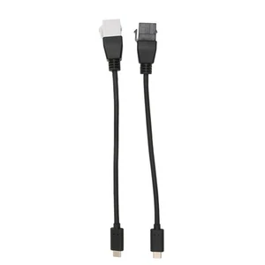 2x złącze męskie na żeńskie typu C męskie na żeńskie 5Gbps szybka wtyczka i pl fy - Zdjęcie 1 z 22