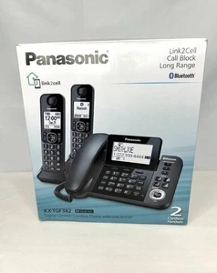 Panasonic KX-TGF382 Digital Cordless Phone System  Link2Cell +Answering Machine - Afbeelding 1 van 7