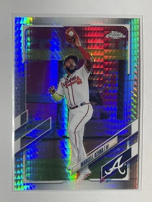 2021 Topps Chrome - Marcell Ozuna #202 Prism Refractor - Image 1 of 2