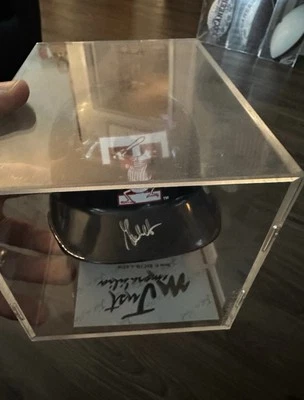 Gabe Kapler Signed Autographed MLB Toledo Mudhens Baseball Mini Helmet - Image 1 of 4