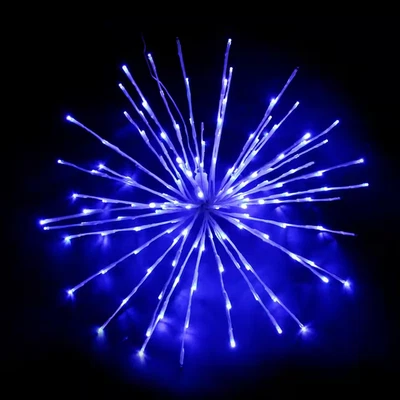 24 In. Blue LED Christmas Spritzer - Image 1 of 4