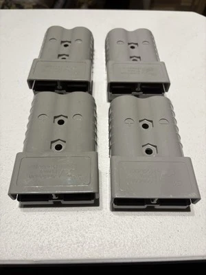 LOT OF 4 Anderson Power Products SB350 Battery Connector Plug Gray SB 350 906-BK - Image 1 of 4