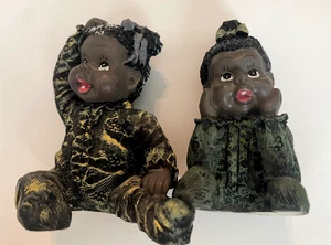 Estatuillas de niño negro joven - Imagen 1 de 10