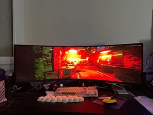 Samsung Odyssey Neo G9 49" Mini-LED Monitor da Gioco - Bianco - Photo 1/5