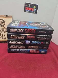 Star Trek Book Lot 5 Hardcover Books From Pocket Books - Picture 1 of 20