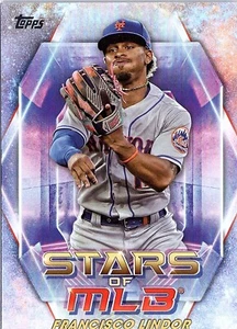 2023 Topps #SMLB-28 Francisco Lindor Stars of MLB New York Mets Baseball - Picture 1 of 2