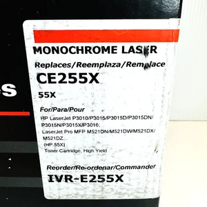 CE255X Black - HP Laser Jet P3010/P3015D/P3015DN/P3015N/P3015N/P3015X/P3016 - Picture 1 of 5