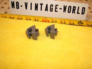Mercedes Genuine 86-95 W126,W124,W201,C126 Lighted sun visor type GRAY 2 Clips - Picture 1 of 24