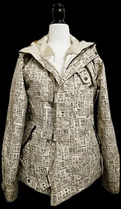 Burton Dream Paper Print Women's Sz Large Snowboard Ski DryRide Jacket - Picture 1 of 6
