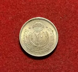 Jordan 1949 20 Fils Copper-Nickel Coin KM#5 T4966 - Picture 1 of 2