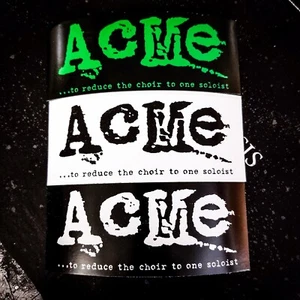 Acme 4 x 2" Waterproof Vinyl Sticker [💪 HQ Durability] H8000 Arkangel Kickback - Picture 1 of 8